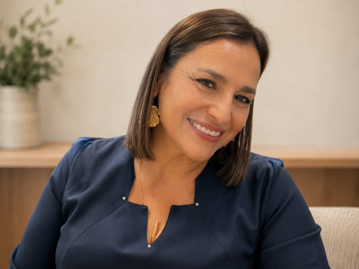 Retrato de Ema Reyes, enfermera y fundadora de Quidarte